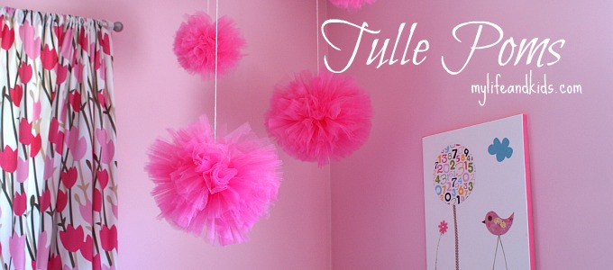 Tulle Pom Poms: An Easy DIY Tutorial For Decorative Pom Poms