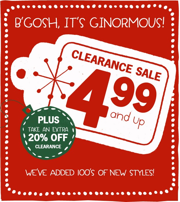 OshKosh Ginormous Sale