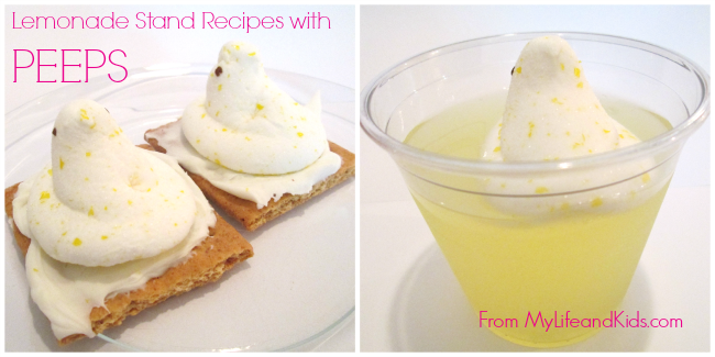 Lemonade Stand Recipes with PEEPS from My Life and Kids