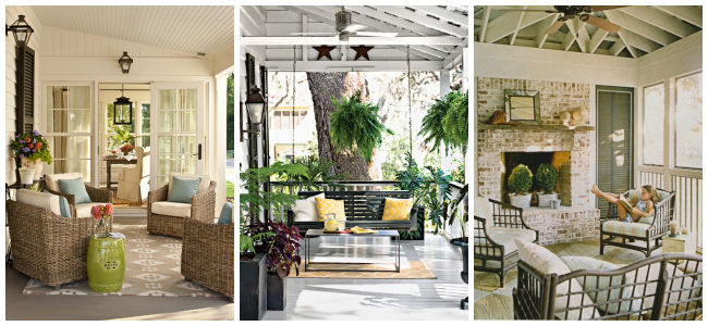 15 Front porches that will make you swoon! Love these!