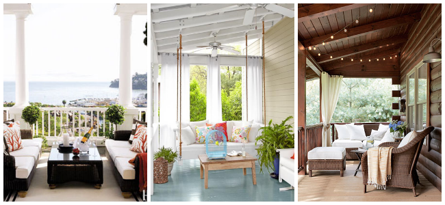 15 Front porches that will make you swoon! Love these!