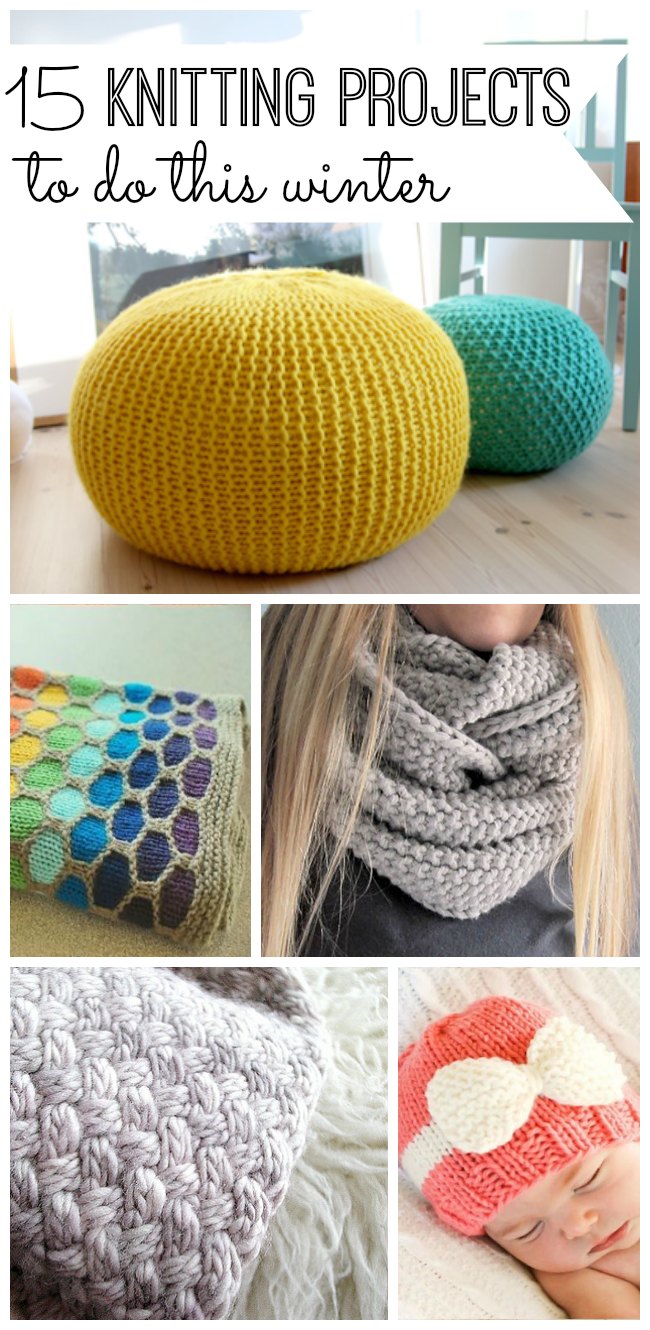 15 Knitting Projects to do this Winter My Life and Kids