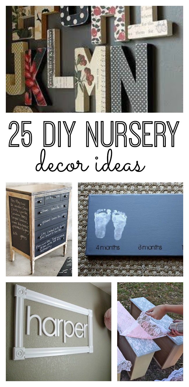 25 DIY Nursery Decor Ideas