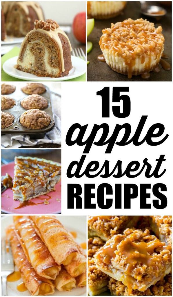 15 Apple Dessert Recipes My Life and Kids