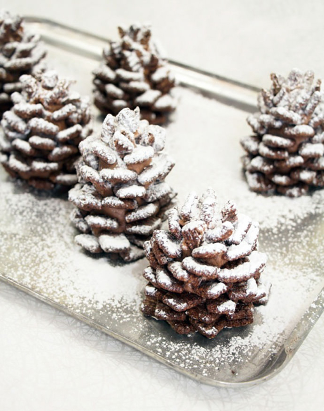 quick-and-easy-snowy-chocolate-pinecones-recipe