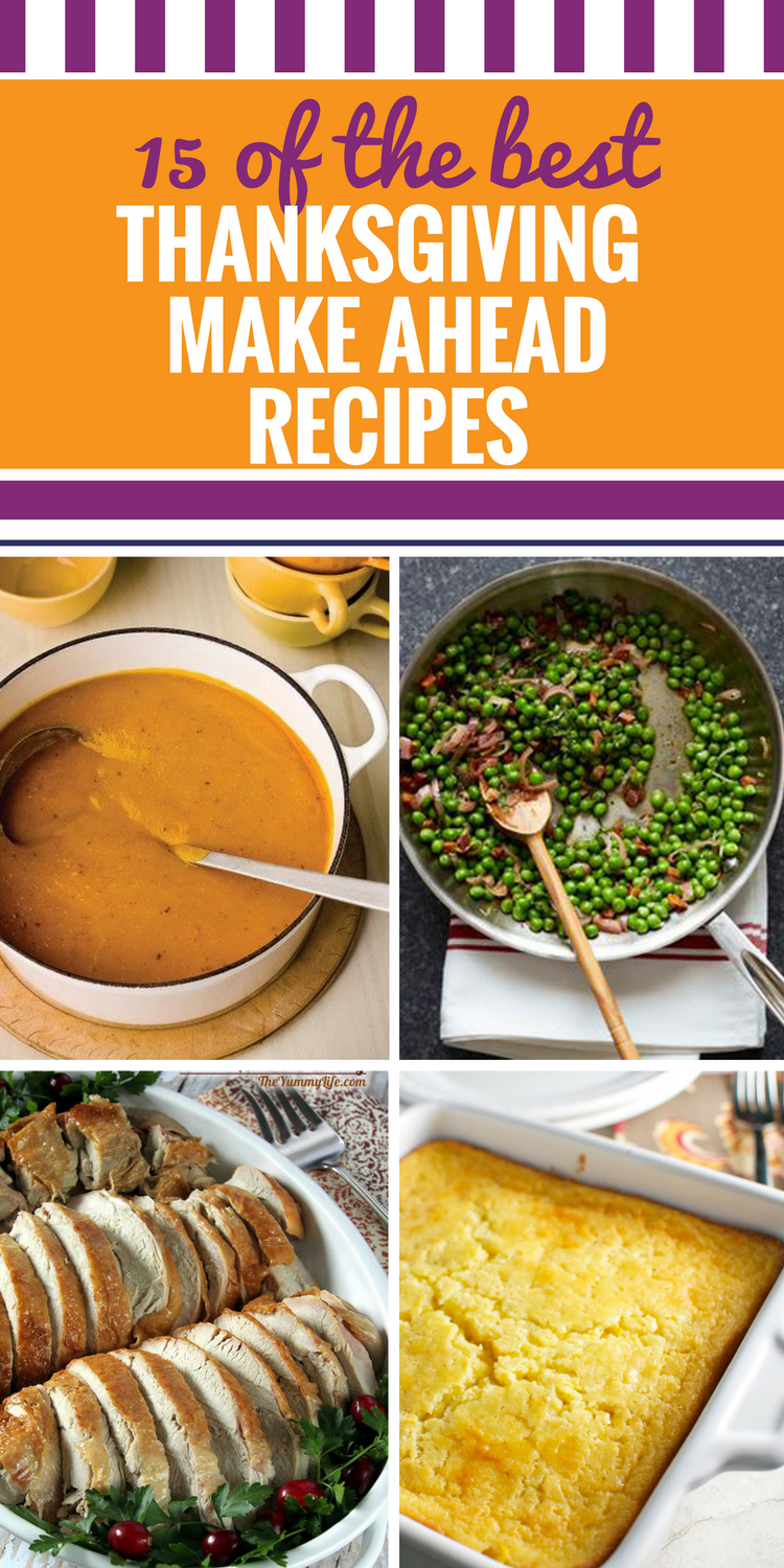 15 Thanksgiving Recipes Make Ahead - My Life and Kids