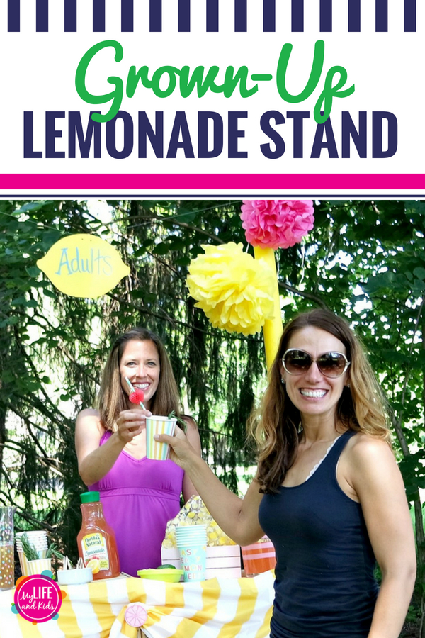 Looking to make your lemonade stand a little more fun? This lemonade stand for grown ups is sure to be a blast, especially when you make these three fun summer lemonade cocktails. We're sharing the boozy recipes along with everything you need to know to host your own simple adult lemonade stand party. #FloridasNatural #ad #summer #lemonade #cocktails #recipe #adults #grownup