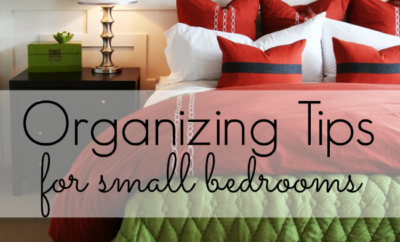 These organizing tips will keep your small bedroom clean and functional - and looking good too! Great organizing tips for small bedrooms. Whether your space needs to incorporate an office, you want to to DIY the space or just know what to purchase, your home will benefit from these great ideas for small bedrooms.