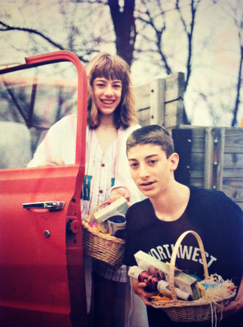 Easter Baskets in the Dump Truck