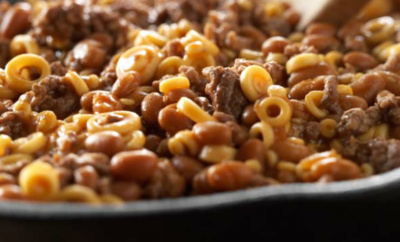 Camper's Special is a quick and easy one-skillet meal that will be a hit with the kids!