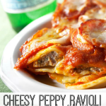 What's better than raviolis? Raviolis with pepperoni! Kids will love this dinner (and so will you).