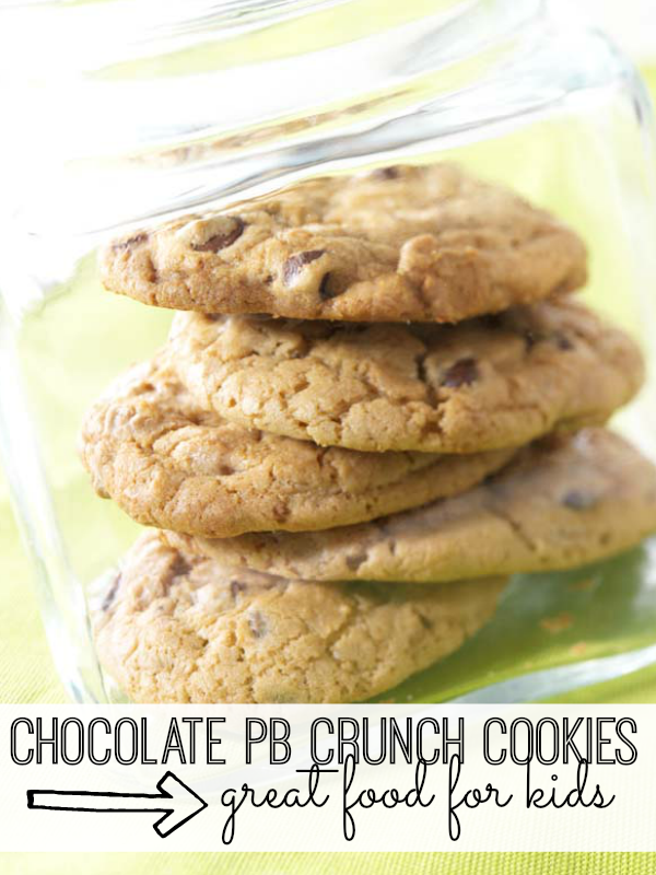 Chocolate Peanut Butter Crunch Cookies