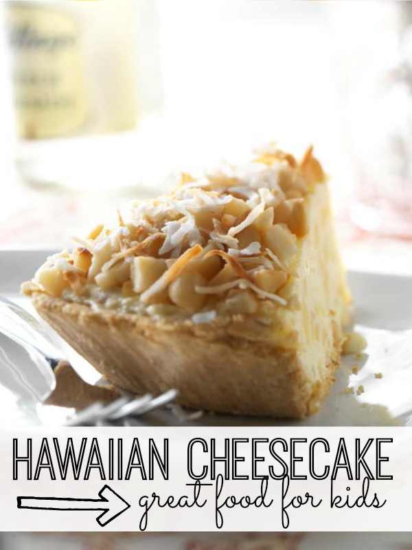 Simple and delicious? Yes, please! Let your kids help out with this tropical cheesecake recipe.