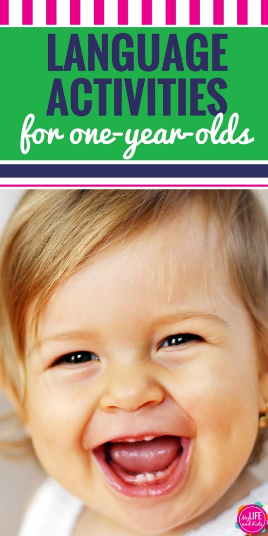 language development activities for one year olds