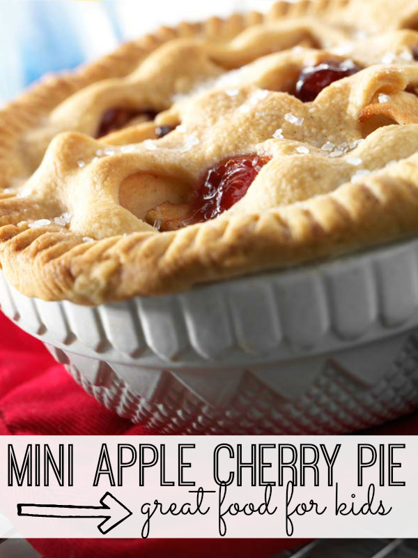 Mini Apple Cherry Pie Recipe for Kids