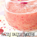Perfect for breakfast or a snack, this yummy smoothie recipe will razzle dazzle your (and your kid's) taste buds.