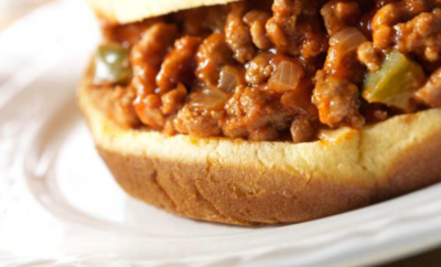 A simple, slimmer Sloppy Joe sandwich recipe that the whole family will love.