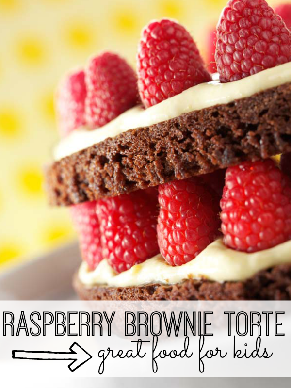 This simple brownie torte recipe is as fun to make as it tastes. Get your kids in the kitchen, and whip up this special dessert in no time!