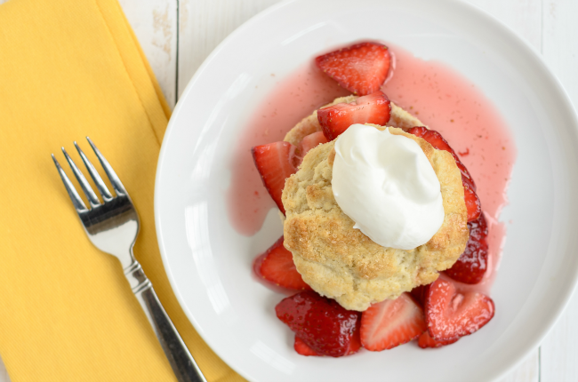 Amazing strawberry shortcake recipe - passed down through my family for more than 100 years! Modified to be dairy free - yum!