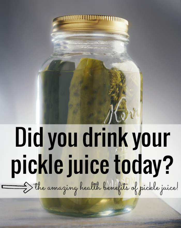 Why you should drink pickle juice every day