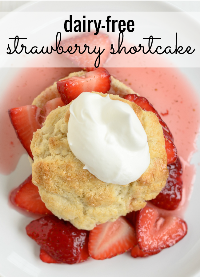 Amazing strawberry shortcake recipe - passed down through my family for more than 100 years! Modified to be dairy free - yum!