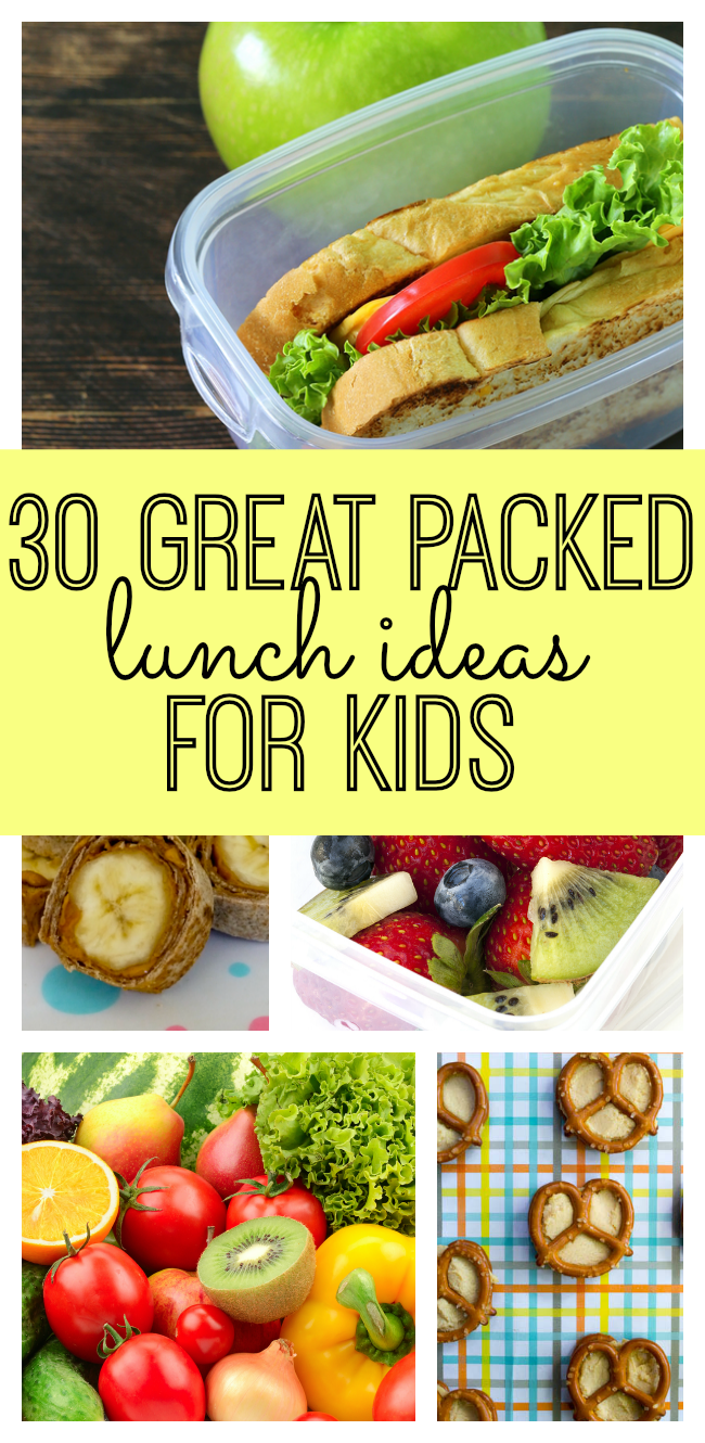 30 Great Packed Lunch Ideas for Kids