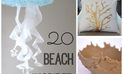 20 beach inspired crafts for your home that can help bring you back to the beach. #19 is my favorite!