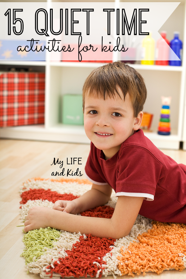 As mothers, we could all use a little extra quiet time every day, am I right? Quiet time activities are the perfect solution, and are great for kids too! Check out these 15 quiet time activities for kids of all ages. I love the Quiet Box idea!