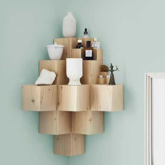 10 Stylish shelves that you can make yourself.