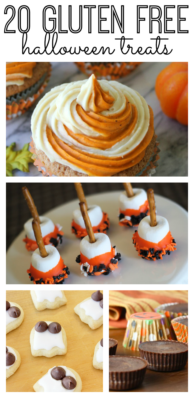 Whether you're planning a party for friends or bringing in treats for your child's classroom, these gluten free Halloween treats will surely be a hit!