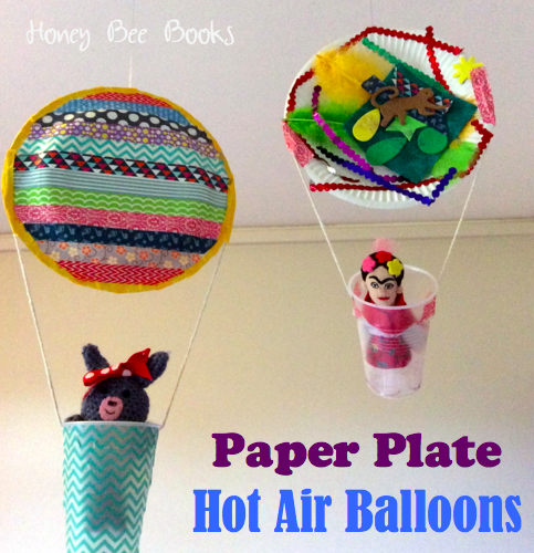 Paper Plate Hot Air Balloons