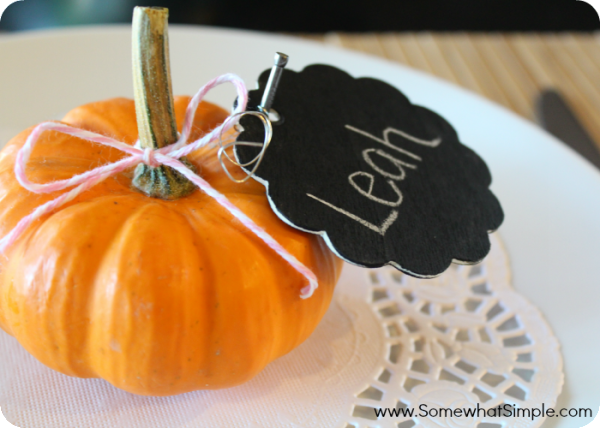 Dress up your table with fun DIY place cards perfect for the season.