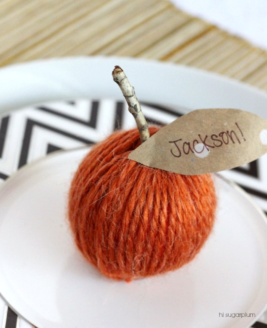 Dress up your table with fun DIY place cards perfect for the season.