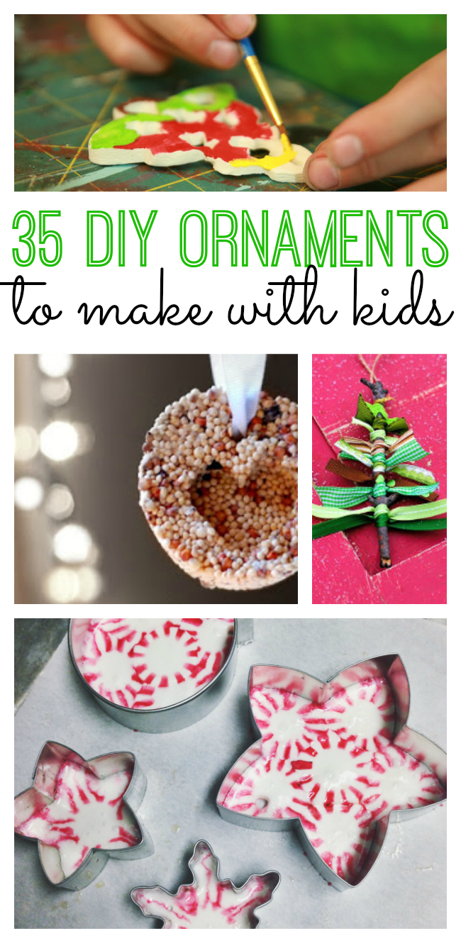 35 DIY Ornaments to Make with Kids