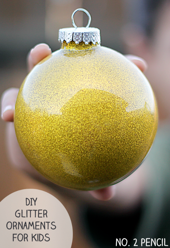 DIY Glitter Ornaments