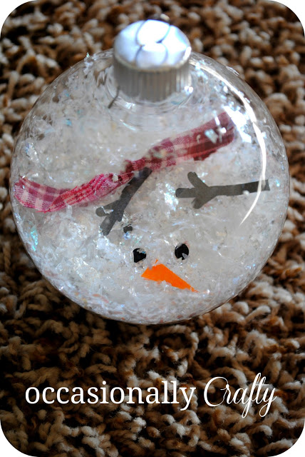 Melted Snowman Ornament