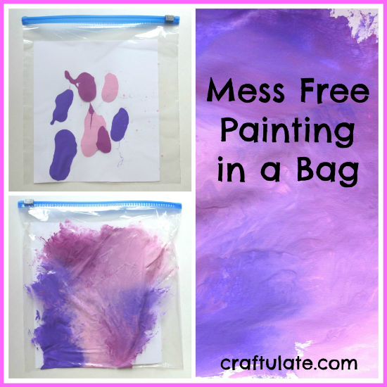 Mess Free Painting in a Bag