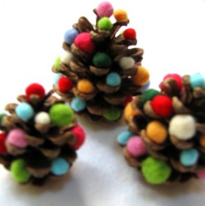 Pinecone Christmas Trees