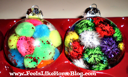 Pom Pom Stuffed Ornament