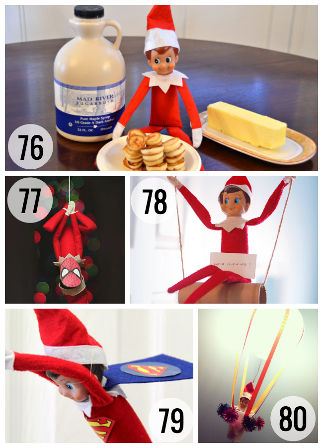 100 Elf on the Shelf ideas from quick & easy to crafty & committed.