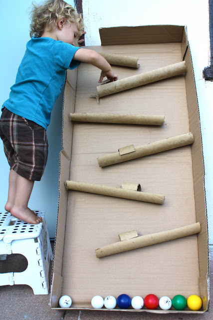 20 Simple Cardboard Box activities for kids! Perfect for all of those leftover boxes from the holidays. #3 will be a huge hit with your kids!