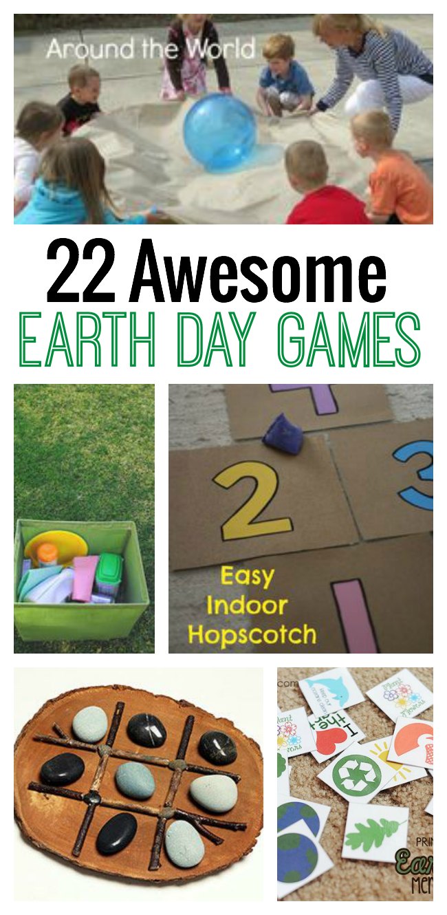 Looking for some fun ideas to celebrate Earth Day? Check out these 22 awesome Earth Day Games for kids. #10 will get your kids moving!