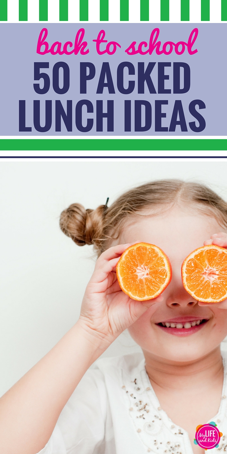 Do you dread packing lunches? Not anymore! These 50 packed lunch ideas are healthy and easy and will inspire you to pack healthy lunches for school every day of the week. From sandwiches to soup nad more than 30 lunches you can make ahead, these lunch ideas are great for kids.