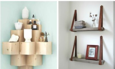 10 Stylish shelves that you can make yourself. Update your space with some DIY shelves. Perfect for your kitchen, office, or anywhere in your home. Such a great and simple idea.