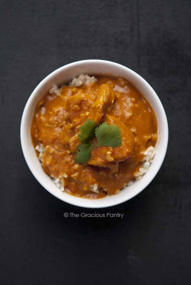 Clean Eating Slow Cooker Pumpkin Chicken Curry copy