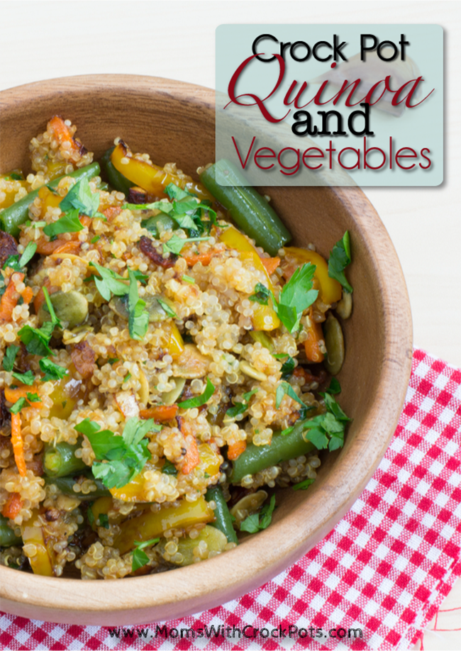 Crockpot Quinoa and Vegetables