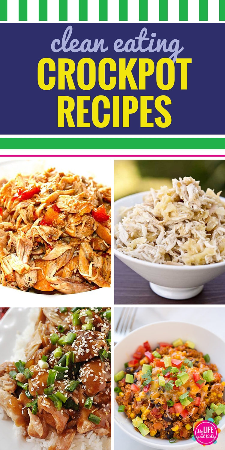 15 Clean Eating Crockpot Recipes. Your slow cooker can be your best friend when it comes to planning your next meal when you're eating clean. Healthy barbecue chicken and great soup for dinner - clean eating never tasted this good from a crockpot.