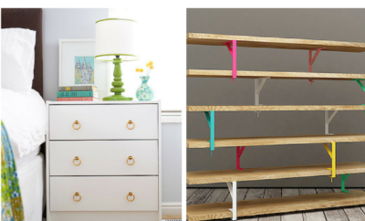15 Ikea Furniture Hacks. DIY your way to a smart, stylish home with these 15 Ikea hacks. Love the organization that just a few tweaks can bring to a space. #10 is a genius idea.