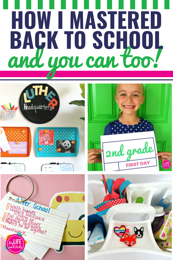 From kindergarten to highschool, if you're going back to school, here are the best ideas and hacks to help you master the process. From organization to hairstyles, outfits, lunches and even sports, you'll find it all here. These tips and activities will have you in a great routine this fall and are sure to make it the best year ever. #backtoschool #highschool #kindergarten #routine #commandcenter #organization #lunch #ideas