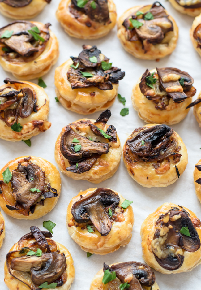 cheesy-mushroom-puff-pastry-bites